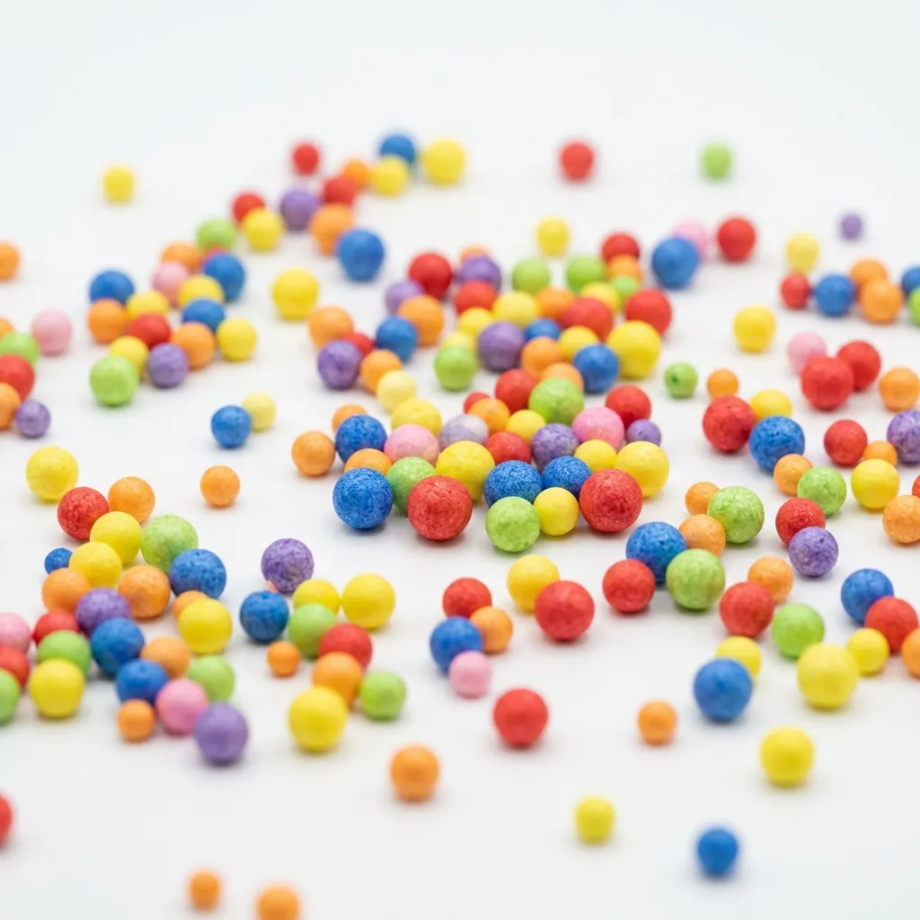 Colored Polystyrene Balls